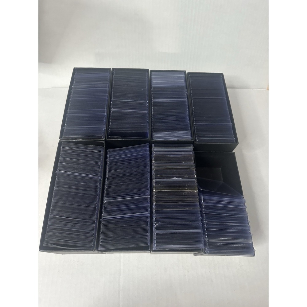 Huge Lot of Used Toploaders - 750+ Ultra Pro With Empty ETBs
